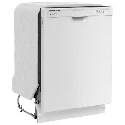 24" Amana Built-In Tall Tub Dishwasher in White - ADFS2524RW