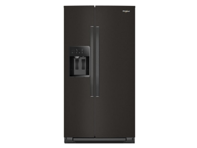 36" Whirlpool Wide Side-by-Side Refrigerator in Black Stainless - WRSC5536RV