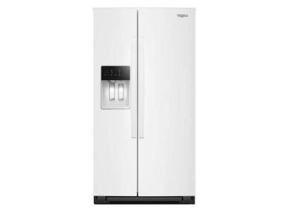 36" Whirlpool Wide Side-by-Side Refrigerator in White - WRSC5536RW