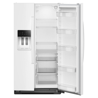 36" Whirlpool Wide Side-by-Side Refrigerator in White - WRSF5536RW