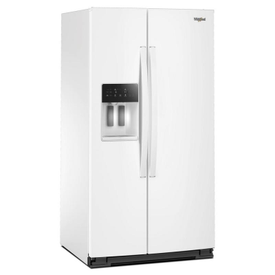 36" Whirlpool Wide Side-by-Side Refrigerator in White - WRSF5536RW