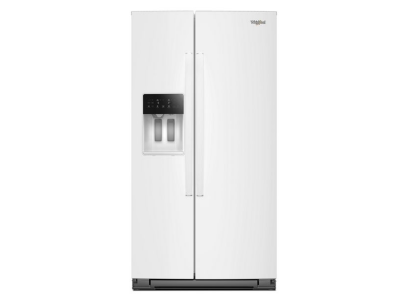 36" Whirlpool Wide Side-by-Side Refrigerator in White - WRSF5536RW