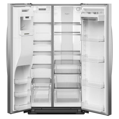 36" Whirlpool Full Depth Side-by-Side Refrigerator in FingerPrint Resistant Stainless Steel - WRSF6536RZ