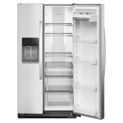 36" Whirlpool Full Depth Side-by-Side Refrigerator in FingerPrint Resistant Stainless Steel - WRSF6536RZ