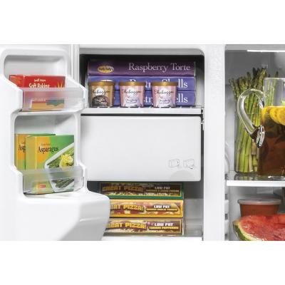 36" GE 21.8 Cu. Ft. Counter Depth Side-By-Side Refrigerator - GZS22IMNES