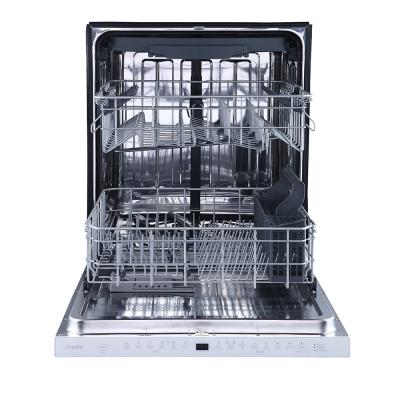 24" GE Profile Smart Dishwasher with Top Control Stainless Steel Tub in White - PBP665SGPWW